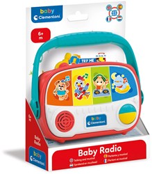 Clementoni baby radio jouet musical interactif pour tout-petits