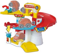 Clementoni Tumbling Cars Garage - Garage jouet pour enfants - Circuit coloré-2