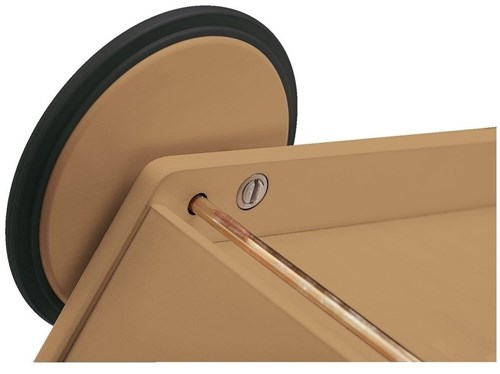 Haba poussette en bois pour poupée - naturel poignée réglable durable-3