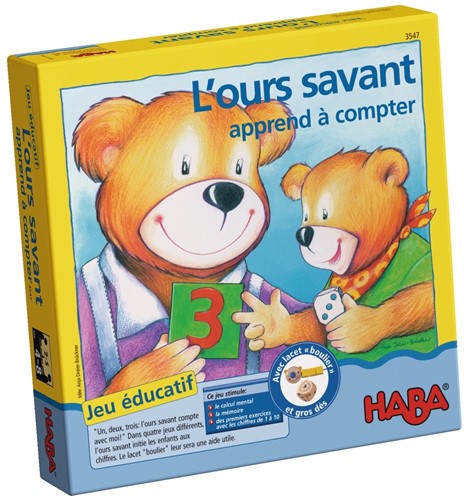 HABA Jeu - Lours savant apprend à compter (français) = allemand 4547 