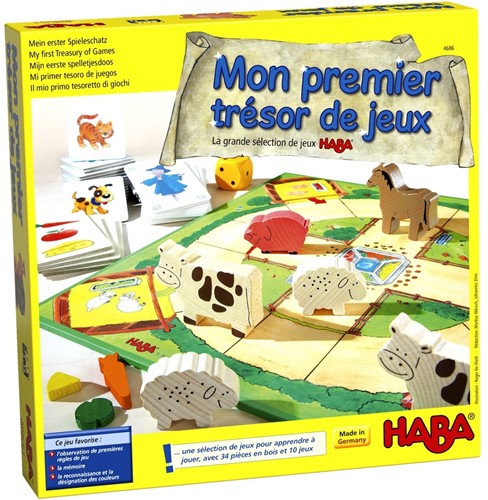 HABA Mon premier trésor de jeux La grande sélection de jeux