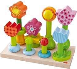 HABA Jeu à enficher Jardin de fleurs