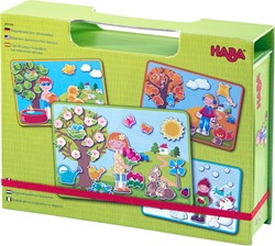 HABA Boîte de jeu magnétique Les 4 saisons