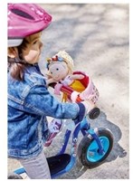 Haba Siège de vélo pour poupée prairie fleurie - Accessoire vélo pour poupées-2