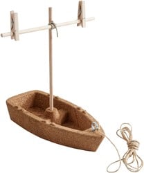 HABA Terra Kids Kit de construction Bateau en liège