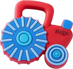 Haba jouet de dentition tracteur - jouet d'éveil coloré pour bébés