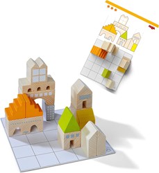 Haba blocs de construction logiques jeu en bois pour enfants dès 5 ans