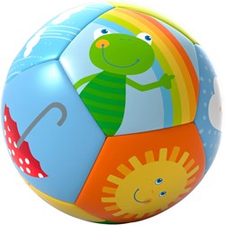 Haba balle bébé monde arc-en-ciel - balle douce pour bébé 11 cm