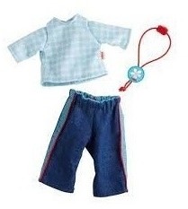 HABA Ensemble de vêtements en jean, 32 cm