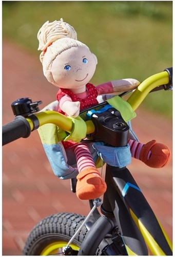 HABA Siège vélo pour poupée Prairie d'été-3