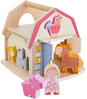 HABA-Boîte de tri en bois Ferme - 7 pièces