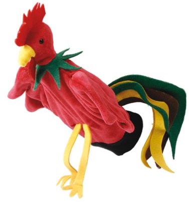 Beleduc marionnette coq - jouet marionnette pour enfants