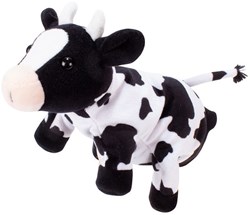Beleduc marionnette vache - théâtre textile enfant