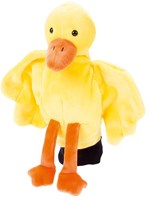 Beleduc marionnette canard - peluche douce pour théâtre de marionnettes