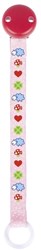 Heimess attache-tétine mouton rose textile accessoire bébé