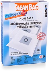 Sacs aspirateur CleanBag micro+ 4 pièces - Compatibles Samsung