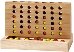 Goki jeu en bois Puissance 4 - jeu de stratégie familial