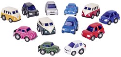 Goki Mini Racer II voiture jouet en métal - pull-back, 5 cm