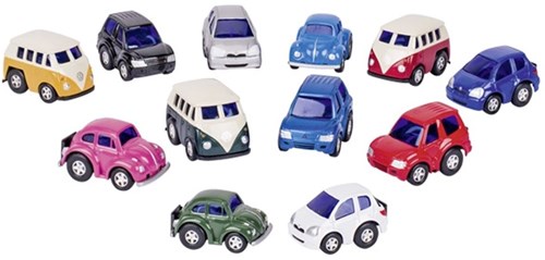Goki Mini Racer II voiture jouet en métal - pull-back, 5 cm