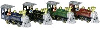 Goki locomotive classique jouet train avec lumière et son 15 cm