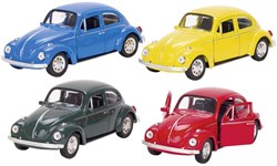 Goki Volkswagen Coccinelle jouet avec moteur rétrofriction, métal, 1:34, 12cm