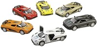 Goki voiture de sport Momentum avec lumière et son - voiture jouet métal 14 cm