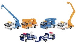 Goki camion de dépannage jouet 1:35 - véhicule de remorquage en bois