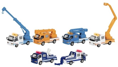 Goki camion de dépannage jouet 1:35 - véhicule de remorquage en bois