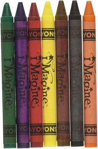 Goki craies à la cire pour textile - 8 pièces crayons créatifs-2