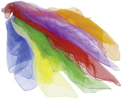 Goki foulards magiques - lot de foulards colorés pour jonglerie enfants
