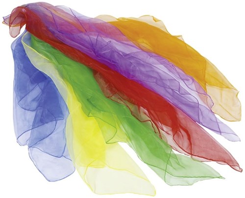 Goki foulards magiques - lot de foulards colorés pour jonglerie enfants