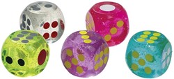 Goki dé bouncy ball jouet - dé en caoutchouc coloré pour enfants