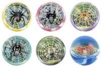 Goki balle rebondissante 3D araignée jouet pour enfants