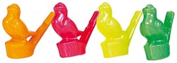 Goki sifflet oiseau à eau - jouet en plastique coloré