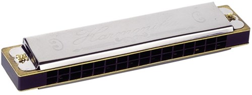 Goki harmonica instrument jouet métal dans boîte en carton