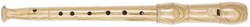 Goki flûte à bec - instrument de musique en bois - jouet coloré