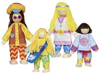 Goki famille de poupées flexible Love & Harmony set jouet en bois