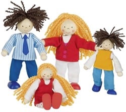 Goki Poupées flexibles famille branchée