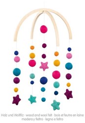 Goki mobile - mobile bébé en bois Danse des étoiles multicolore