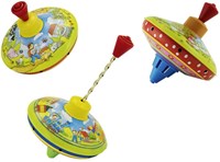 Goki toupie classique jouet en métal pour tout-petits et enfants