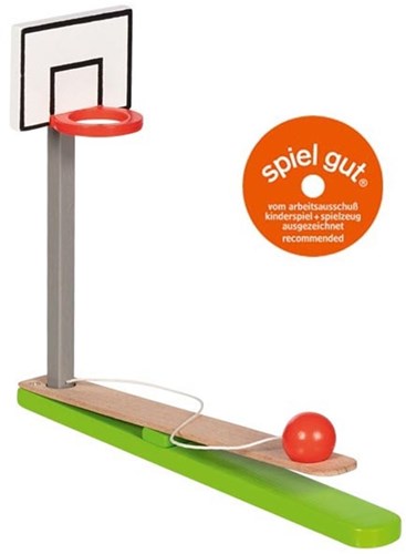 Goki panier de basket de table pour enfants - compact et réglable