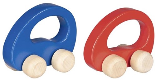 Goki Véhicule en bois - Voiture jouet pour enfants