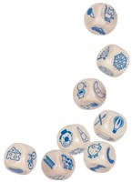 Goki jeu de dés - cubes à histoires jeu en bois dans boîte métal-2