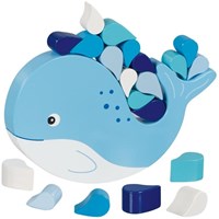 Goki jeu d'équilibre en bois baleine - jouet éducatif d'équilibre