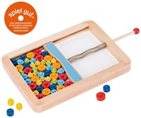 Goki jeu Mikado avec disques - jeu d'adresse en bois pour enfants