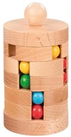 Goki Tour des billes puzzle 3D en bois jouet éducatif enfants