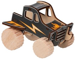 Goki kit de construction - jouet monster truck créatif
