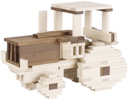 Goki blocs de construction en bois set nature 100 pièces enfants