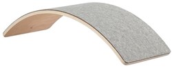 Goki planche d'équilibre wave jouet en bois avec feutre 82cm équilibre