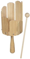 Goki tambour à remuer en bois instrument de musique pour enfants - jouet éducatif